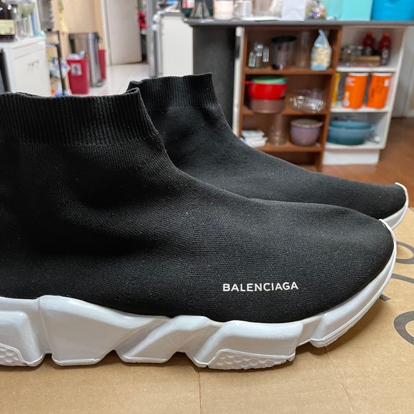 Balenciaga Speed cloth high trainers Size 14 - Picture 1 of 8